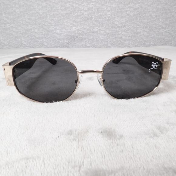 Ed Hardy Dragon House Annunciation Y2K Sunglasses Unisex Brown Tortoise VTG New main image 11